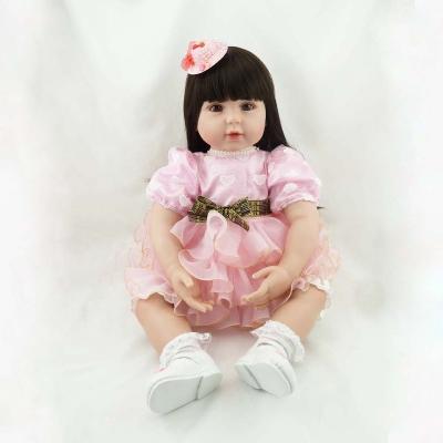 China Wholesale price handmade weighted body acrylic eyes newborn baby - 22 inch reborn baby doll - doll for sale