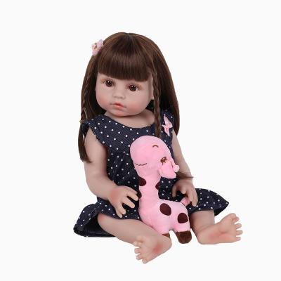 China Cheap Cartoon Toy 48CM Plastic Make To Life Full Body Silicone Soft Vinyl Baby Reborn Newborn - Doll for sale