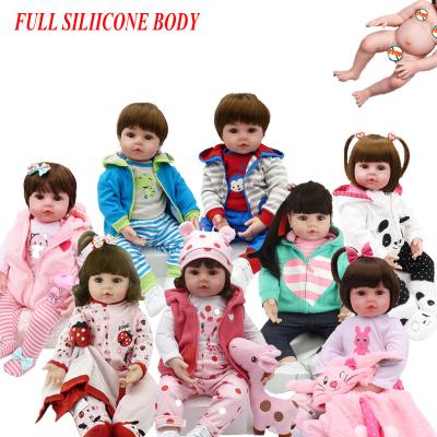 China Lifereborn 19 Inch 47cm Bebe Doll Realistic Reborn Toy Doll Silicone 100% Wholesale Cartoon Toy Hot Sale For Christmas Gifts for sale