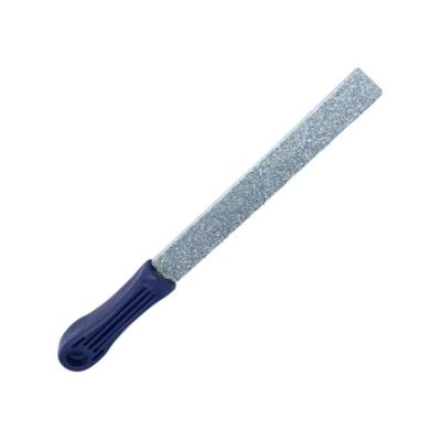 China Silver Paint Tungsten Carbide Flat File Plastic Handle Material For Ceramic Tile Drywall for sale