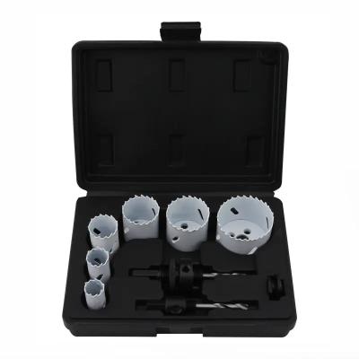 China 9PC Bi Metal Hole Saw Kit 22-64mm M42 HSS Co8% Teeth Material for sale