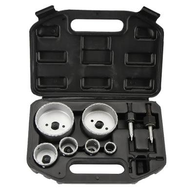 China 9PC Tungsten Carbide Hole Saw Set  19mm-83mm Metal Hole Saw Kit for sale