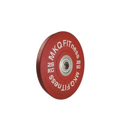 China Durable Barbell BUMPER Color Weightlifting Training Competition Fitness PLATE ELiITE Rubber Bumper Plate for sale