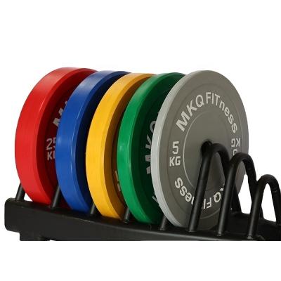 China Universal Fitness /Home Gym Weight Lifting Colored Rubber Bumper Plates for sale