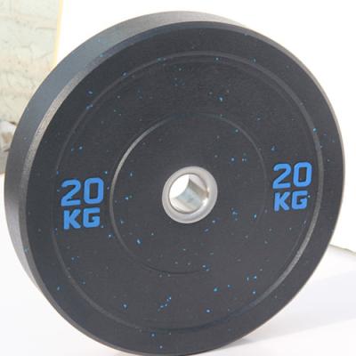 China Durable Fitness Weightlifting Body Weight Bumper Plate Hi Weight Training Temp Weight Bumper Plate for sale