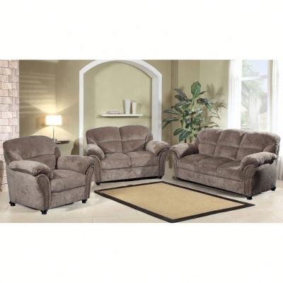 China SAGE Sectional Sofa Design Living Room 3 SEATER Classic COLOR CHENILLE FABRIC SOFA SET for sale