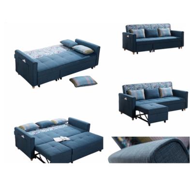 China European Style Living Room Foldable Sofa Modern Folding Fabric Sofa Bed for sale