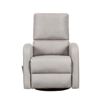 China (Size)Adjustable Modern Living Room Chair KD Fabric Manual With Handle With USB For Living Room Swivel Glider Recliner Chairs for sale