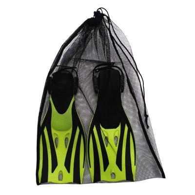 China Multi Functional Products Storgae Snorkeling Swimming Kids Swimming Mesh Bag Large Drawstring Mesh Bags For Swimming Shoe for sale