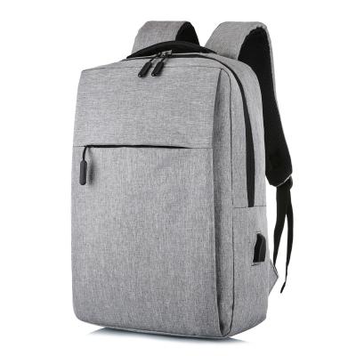 China With Custom Classic USB Mens Womens Student Backpack Bag 17L USB Charging 15.6 Inch Laptop Notebook Bags for sale