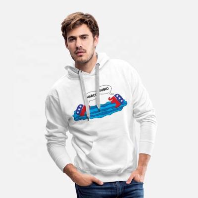 China 2021 New Product Mens Anti-wrinkle Good Price White Hoodies 100% Cotton Digital Printing For Sale for sale