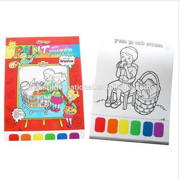 China safe & Non-toxic kids diy craft, educational kids coloring painting book, kids painting kits for sale