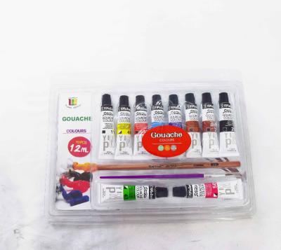 China dye students paint set, water color paint, gouache paint customer size can be accepted for sale