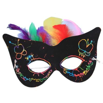 China DIY KIDS DIY scratch card printing penpaper card mask for sale