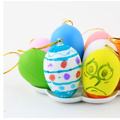 China Large educational animal plastic drawing painting coloring easter eggs for sale for sale