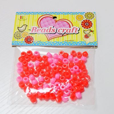 China Make Necklace Wholesale Plastic Beads China Wholesale , Colorful Big Hole Plastic Beads for sale