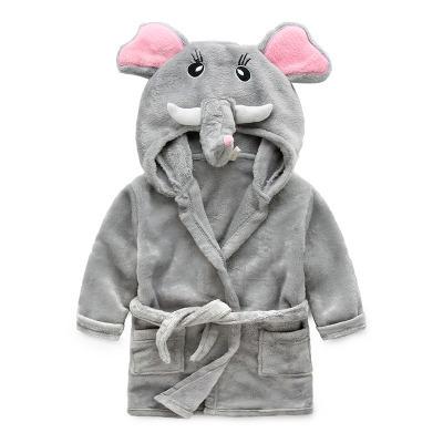 China 100% Polyester Flannel Fleece Cartoon Winter Sleepwear Onesie Pajamas Baby Animals Wholesale Breathable Bathrobes for sale