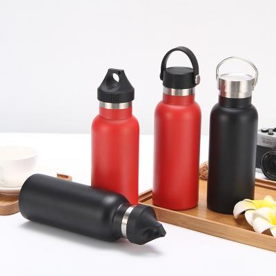 China 500ml Eco Friendly Sport Water Bottle Food Grade Stainless Steel Vacuum Bottle Thermo Flask With Lid for sale