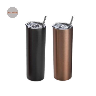 China Viable Success 20oz Stainless Steel Tumbler Sublimation Straight Vacuum Mug Wholesale Tumbler For Keeping Hot/Cold for sale