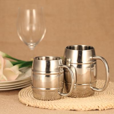 China Eco-Friendly Sustainable Products 500ml Beer Tumbler Custom Wine Cups With Handle For Party Decorations for sale