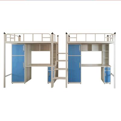 China Modern hot sale metal bunk bed dormitory metal bunk beds school furniture for sale