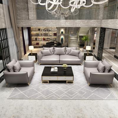 China China Supplier Design Unremovable Modern Synthetic Leather Sofa Living Room Furniture Sofa Set Furniture for sale