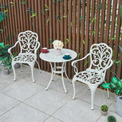 China EUROPEAN Hot Selling Product Patio Dining Furniture Chair Outdoor Cast Aluminum for sale