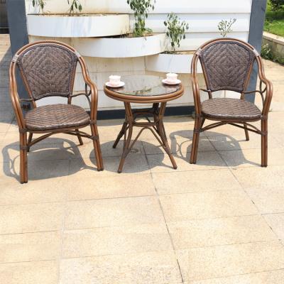 China Funiture Classic Popular Outdoor Chair Metal Frame Backrest Stool Cafe Chair for sale