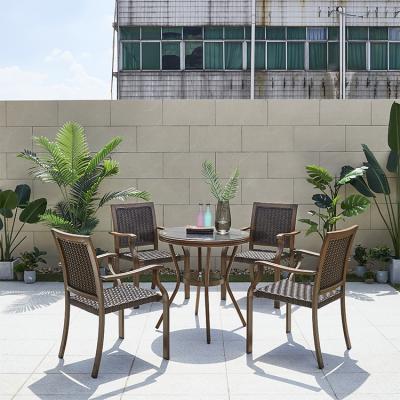 China Classic Hot Sale Patio Furniture Rattan Chair Rattan Outdoor Dining Chair for sale