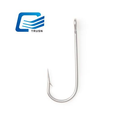 China Hi-carbon Steel Round Bent Sea Hook for Fishing for sale