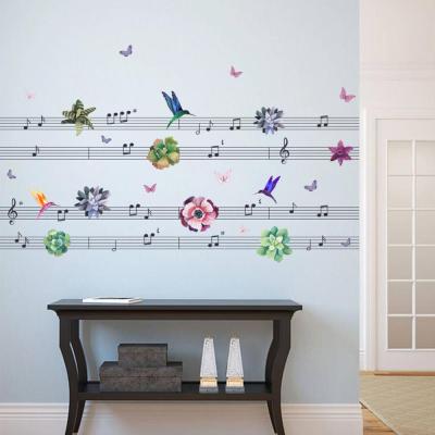 China ZOOYOO Waterproof+Eco-friendly Sheet Music Note Kids Wall Sticker for sale