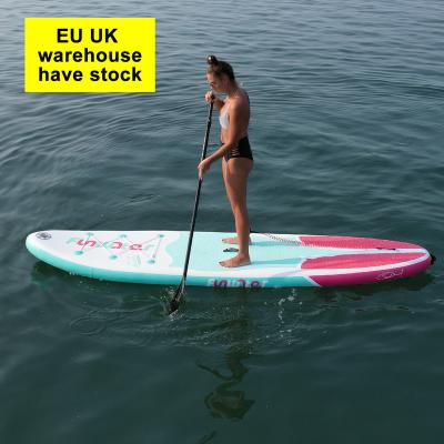 China Dropshipping unisex EU UK warehouse have 11' stock inflatable surfing boards stand up paddleboard sip paddle board for sale