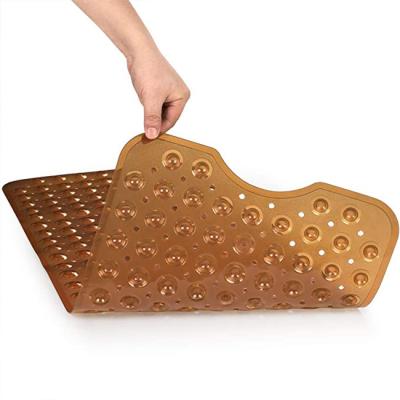 China Badematte Extra Large Soft Machine Washable Cup Mats Non Slip With Suction Viable Bath Mat for sale