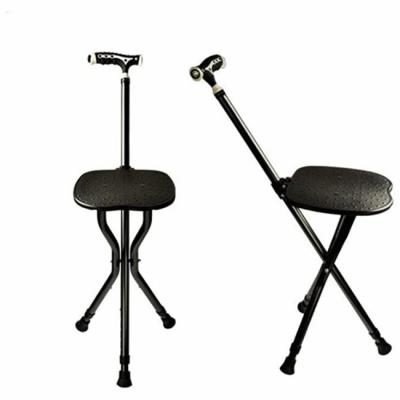 China For Bengala Indoor and Outdoor Fighting Use Capacity Plegable Canes 300 lbs Seat Medical Walking Stick with Adjustable Chair Canes Walking Aid for sale