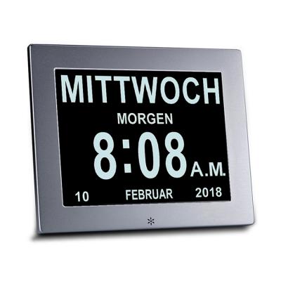 China Files Digital Calendar Day Office K And Customs Lead Table Clocks Alarm Clock With World Time Function for sale