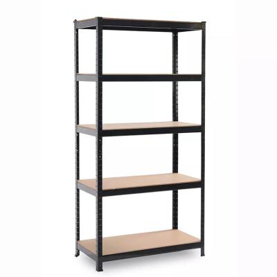 China Corrosion protection slotted angle galvanized storage shelf / steel boltless shelving unit / shef for sale