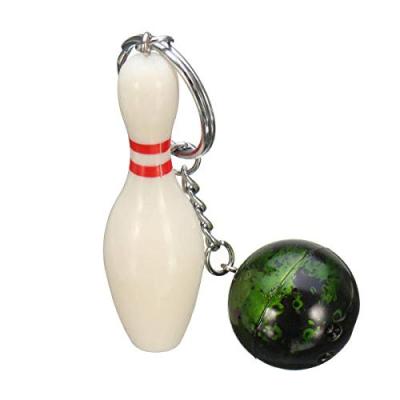 China Business gift resin bowling gifts bowling ball key chain and bowling pin for sale