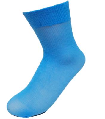 China Colorful Disposable Socks Breathable Anti Skidding Cheap One Time Use Socks for sale