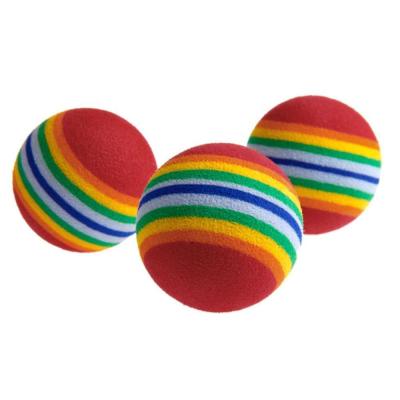 China Elastic Indoor Foam Ball Golf Practice Balls Soft Indoor Golf Kid Training Set for sale