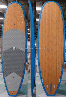 China Core + EPS Fiberglass + SUP Epoxy Strongest Paddle Board with Clear Bamboo Veneer for 2017 for sale