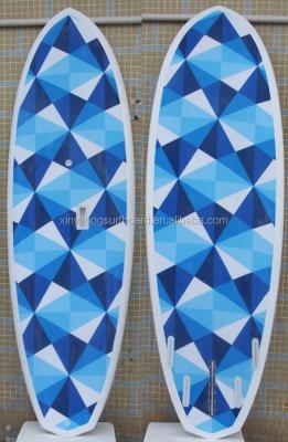 China EPS Core + Fiberglass + Epoxy Cloth Tech Surfboard with Finish Polish for sale