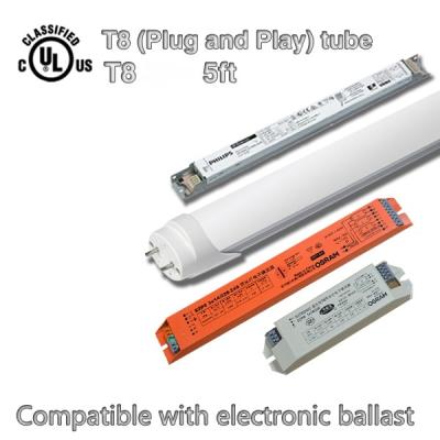 China Super Bright G13 5ft LED Tube Light T8 , DLC / TUV Certificated for sale