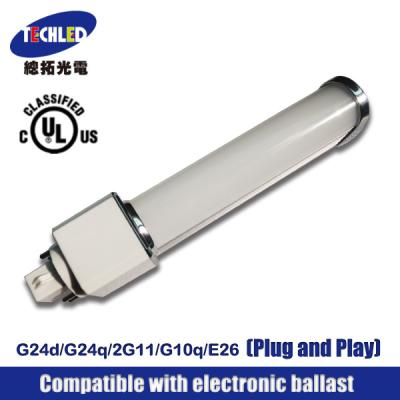 China High Lumen 850lm 9W G24 2 Pin / 4 Pin LED PL Lamp Compatible With Ballast for sale