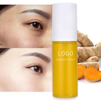 China Skin Revitalizer Private Label Whiten Dark Spot Organic Turmeric vc Facial Skin Care Anti Aging Face Serum for sale