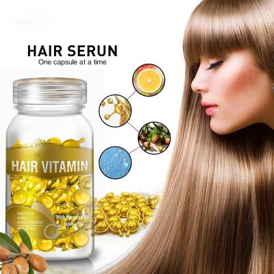 China Moroccan Hair Complex Serum Capsule Loss Prevention Vitamin Keratin Oil Treatment Oil For Dry Hair Nourishing Scalp Treatment for sale