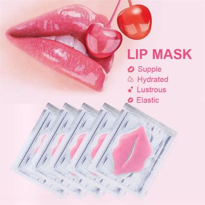 China Moisturizer Private Label Custom Sleep Vegan Jelli Collagen Sheet Brightening Lip Mask for sale