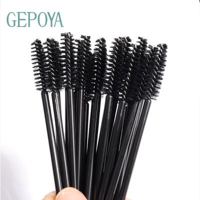 China Keep Clean And Tidy Professional Eyebrow Lash Brushesdisposable Eye Lashes Brush Mascara Black Wand for sale