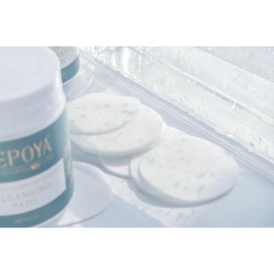 China GEPOYA Ultra Soft Cotton Facial Pads Makeup Remover Protection Private Label for sale