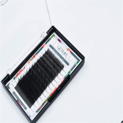 China Wholesale Natural Classic Ellipse Matte Flat Lashes Eyelash Extensions for sale