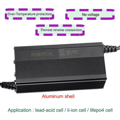 China Standard 48V lead acid battery factory supply LED display charger/lithium/LiFePO4 battery charger for 48V 8A10A for sale